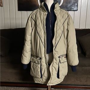 Sergio Valente • Vintage • 1980’s • Medium • Men’s • Tan • Puffer Jacket • Hood